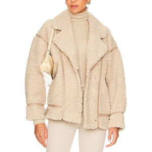 Lamarque 'Badu' Tan Polyester Jacket Size S